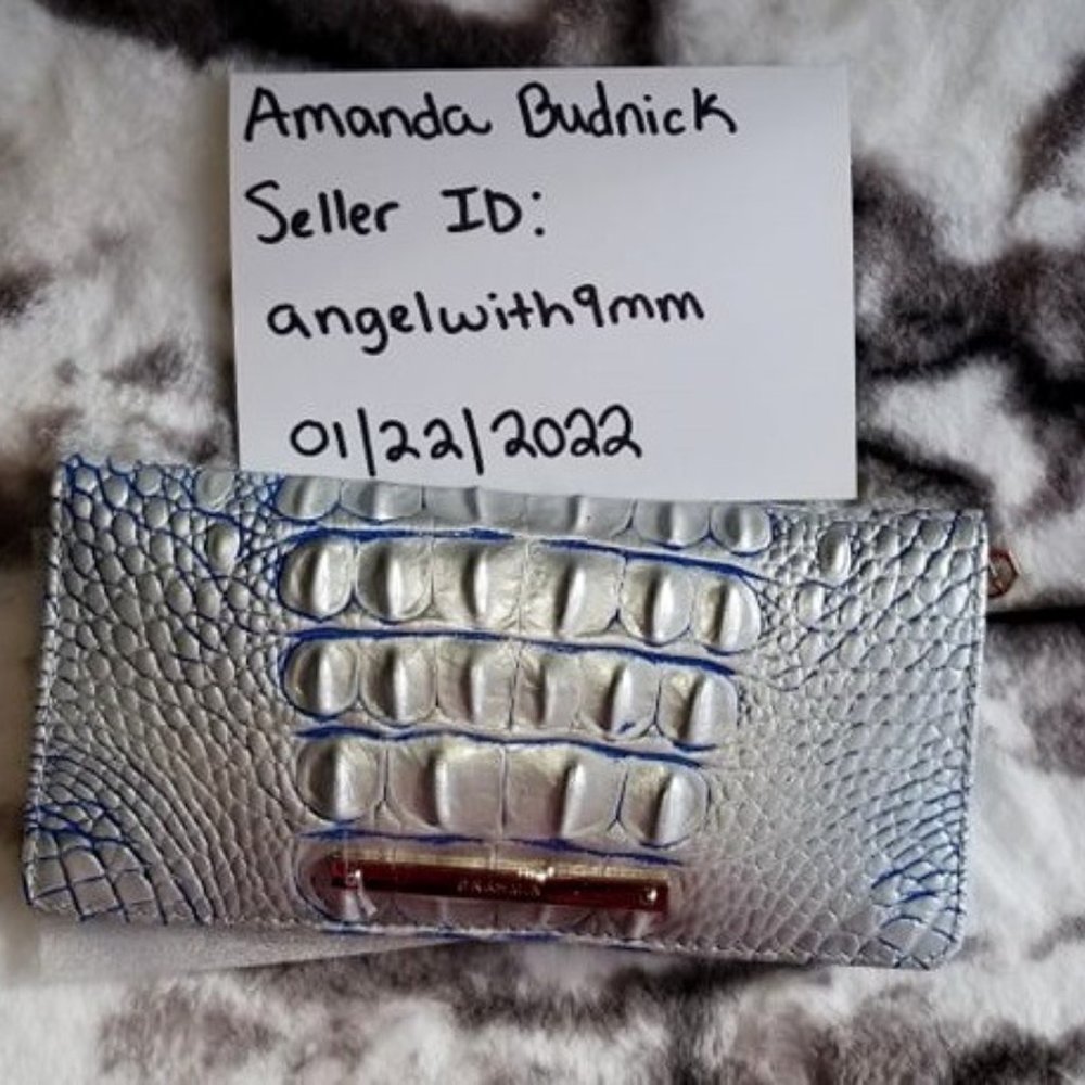 Brahmin Eggshell Ady Wallet NEW NWT